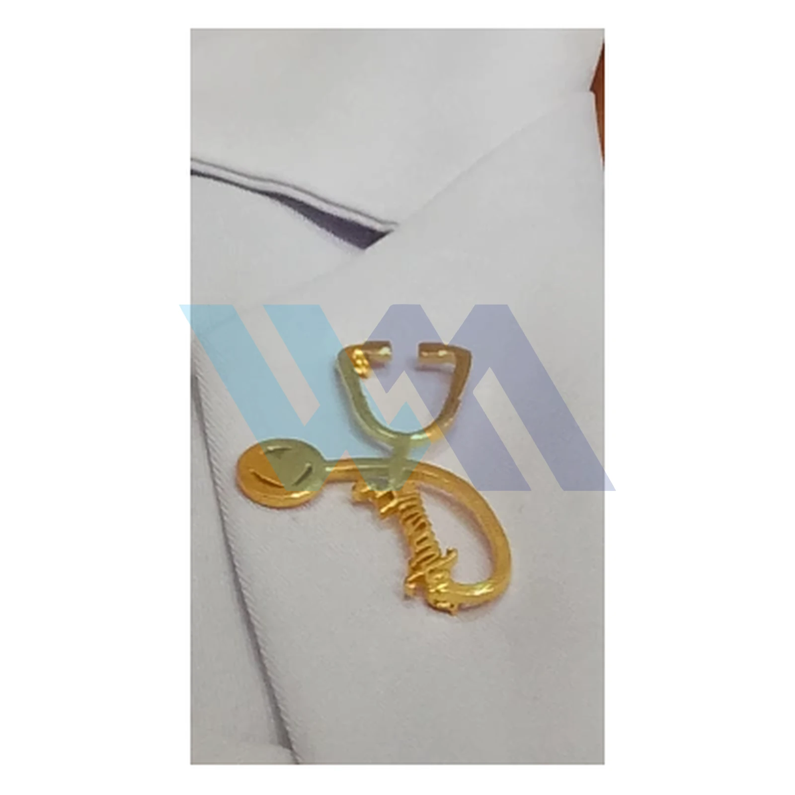 Stetho Name Pin – Personalized Stethoscope Shaped Brooch with Laser-Cut Name Design | Best Gift for Doctors - Image 10