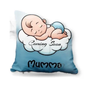 WM Coming Soon Mumma printed cushion gift for mom to be
